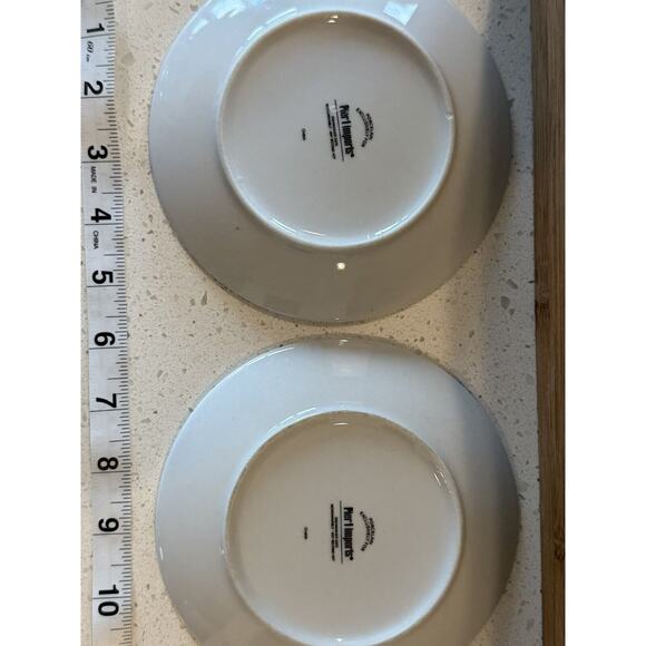 Pier 1 One Imports‎ Love Plates Dessert/Appetizer Set Of 2 Hearts - Picture 5 of 10